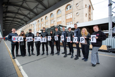 АГИТАЦИОННЫЙ ПОЕЗД МИНОБОРОНЫ РОССИИ &laquo;СИЛА В ПРАВДЕ&raquo; ПРИБЫЛ В САНКТ-ПЕТЕРБУРГ
