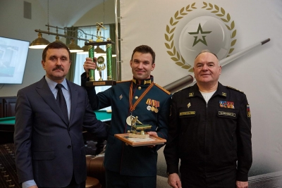 ОБЛАДАТЕЛЕМ КУБКА МИНОБОРОНЫ РОССИИ 14-ГО ТУРНИРА ПО БИЛЬЯРДУ СТАЛ ОФИЦЕР ГЕНШТАБА ВООРУЖЕННЫХ СИЛ РОССИИ