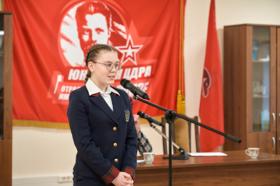 &laquo;ПОЭТОМ МЕСЯЦА&raquo; В ЦДРА СТАЛА ВОСПИТАННИЦА ПАНСИОНА МИНОБОРОНЫ РОССИИ